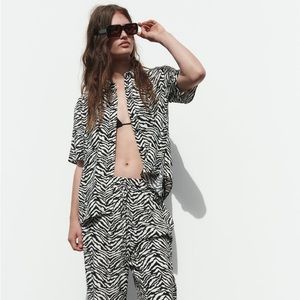 Zara Zebra Animal Print Set